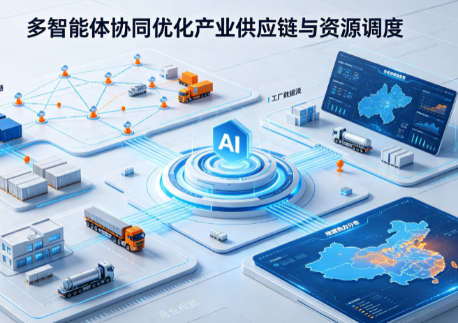 五营区AI 智能体 Geo 优化重塑产业链空间调度体系，打通仓储运输全链路